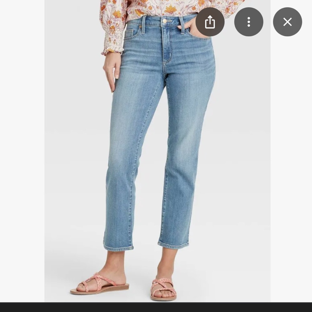 Universal Thread high rise slim straight jeans